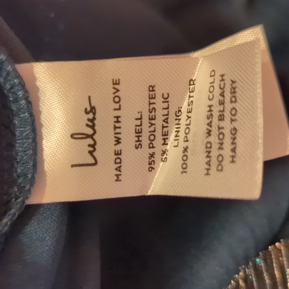 Lulus Metallic Dress - Picture 11 of 12